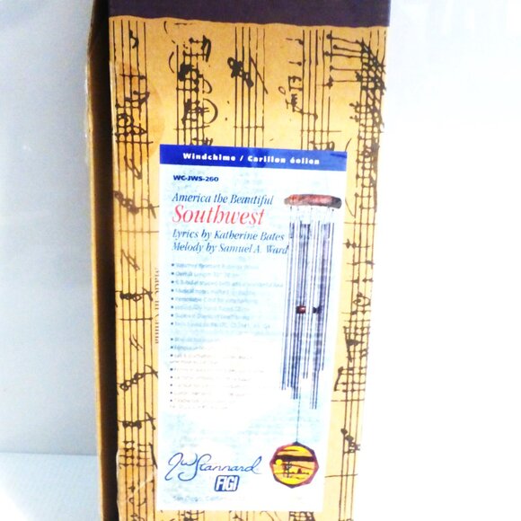 JW Stannard Fiji HAND TUNED WIND CHIMES America The Beautiful SOUTHWEST Bates - Picture 15 of 16
